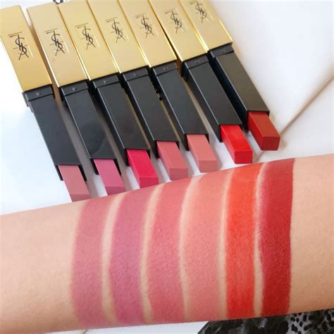 smalti ysl 2020|ysl matte lipstick swatches.